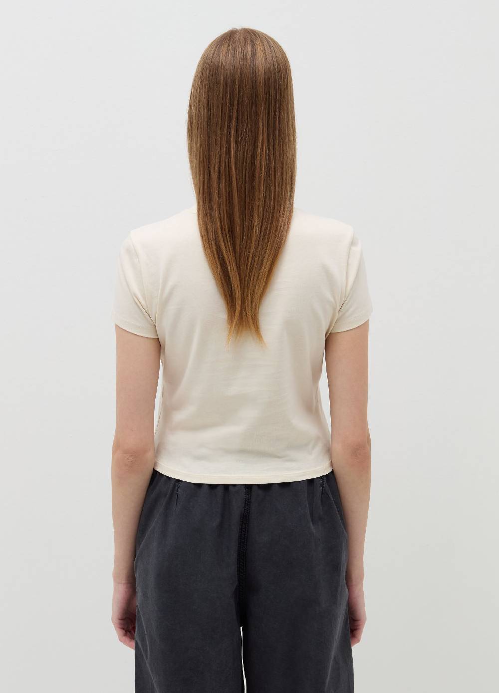 B. ANGEL T-shirt Crop In Cotone