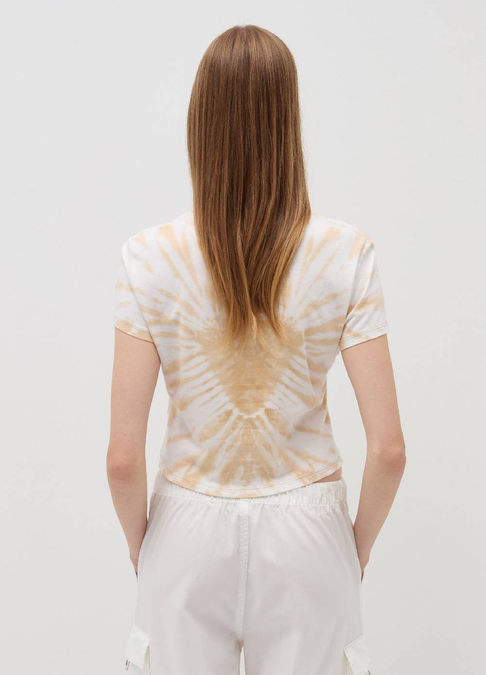 B. ANGEL T-shirt Crop In Cotone