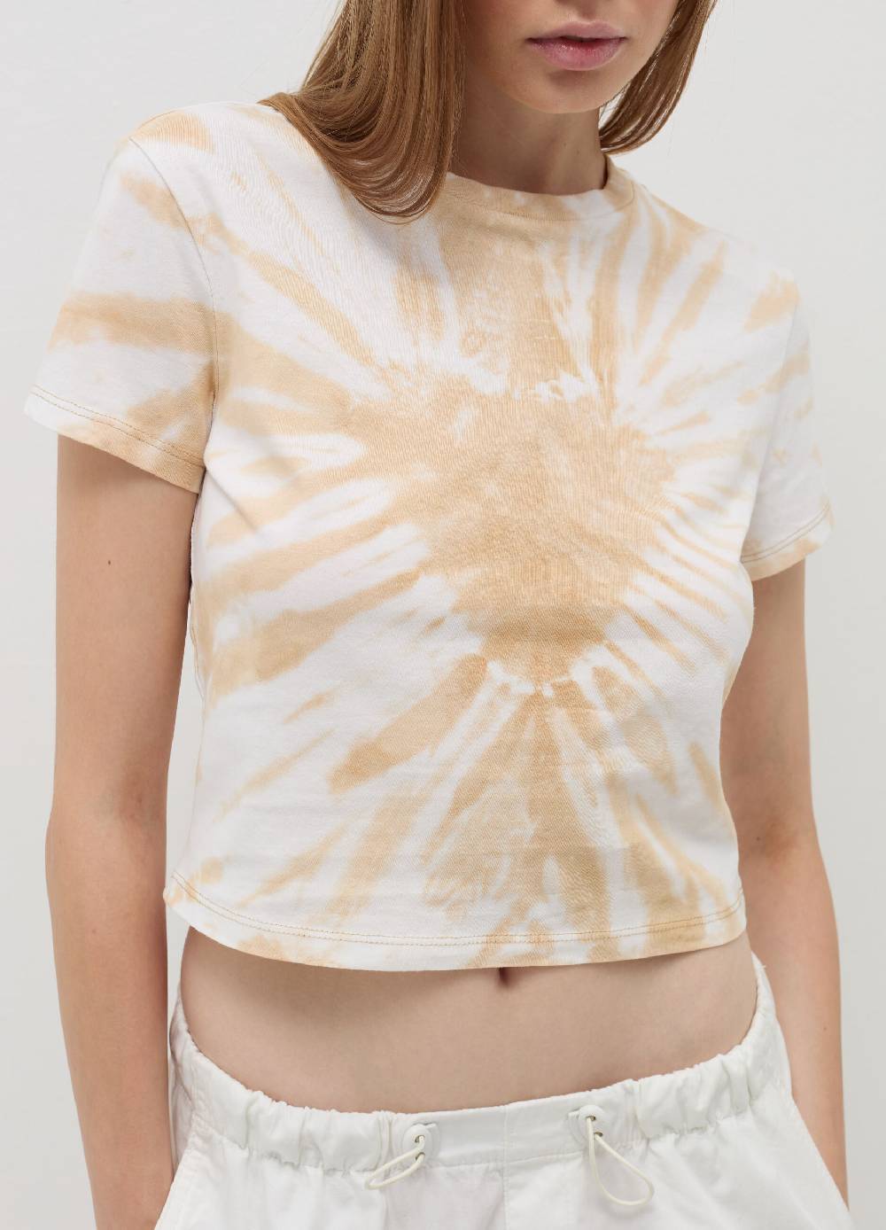 B. ANGEL T-shirt Crop In Cotone