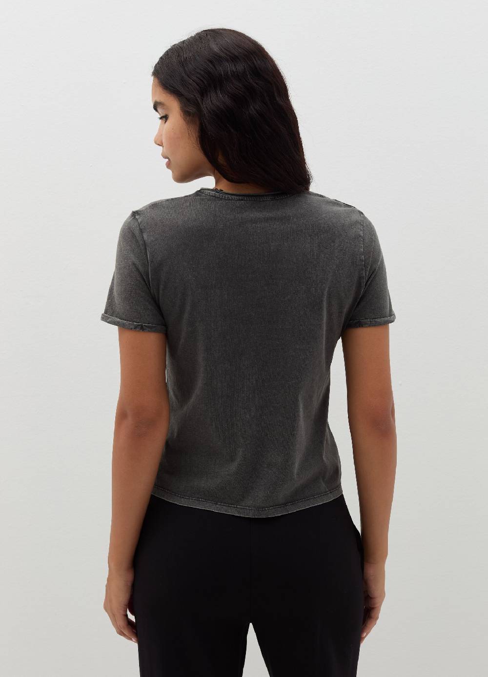 B. ANGEL T-shirt In Cotone Scollo Rotondo