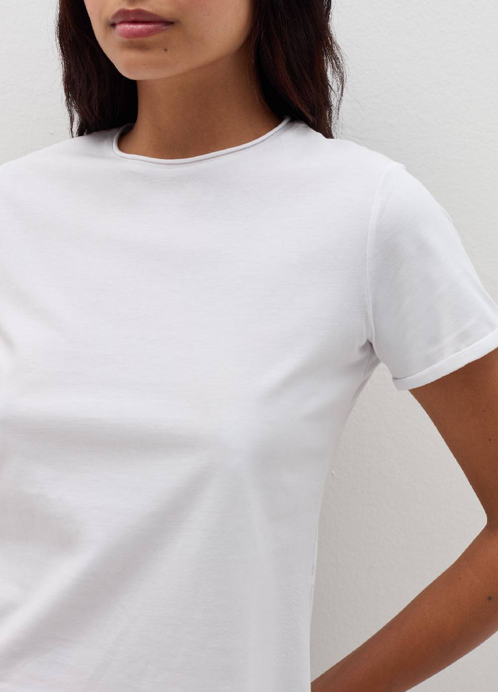 B. ANGEL T-shirt In Cotone Scollo Rotondo