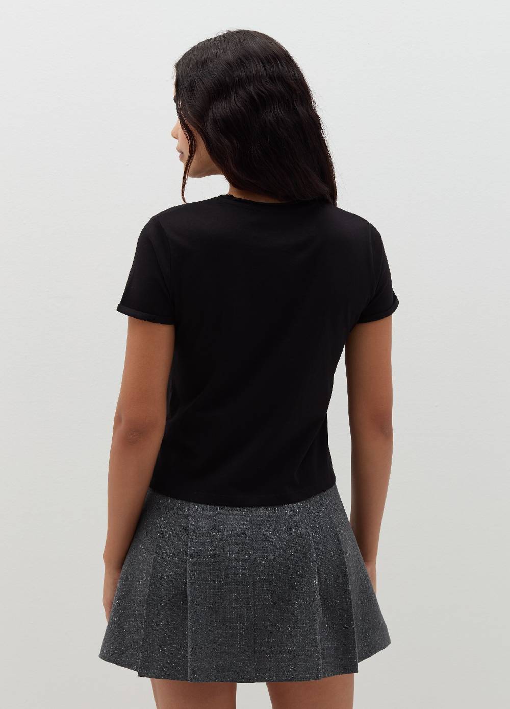 B. ANGEL T-shirt In Cotone Scollo Rotondo