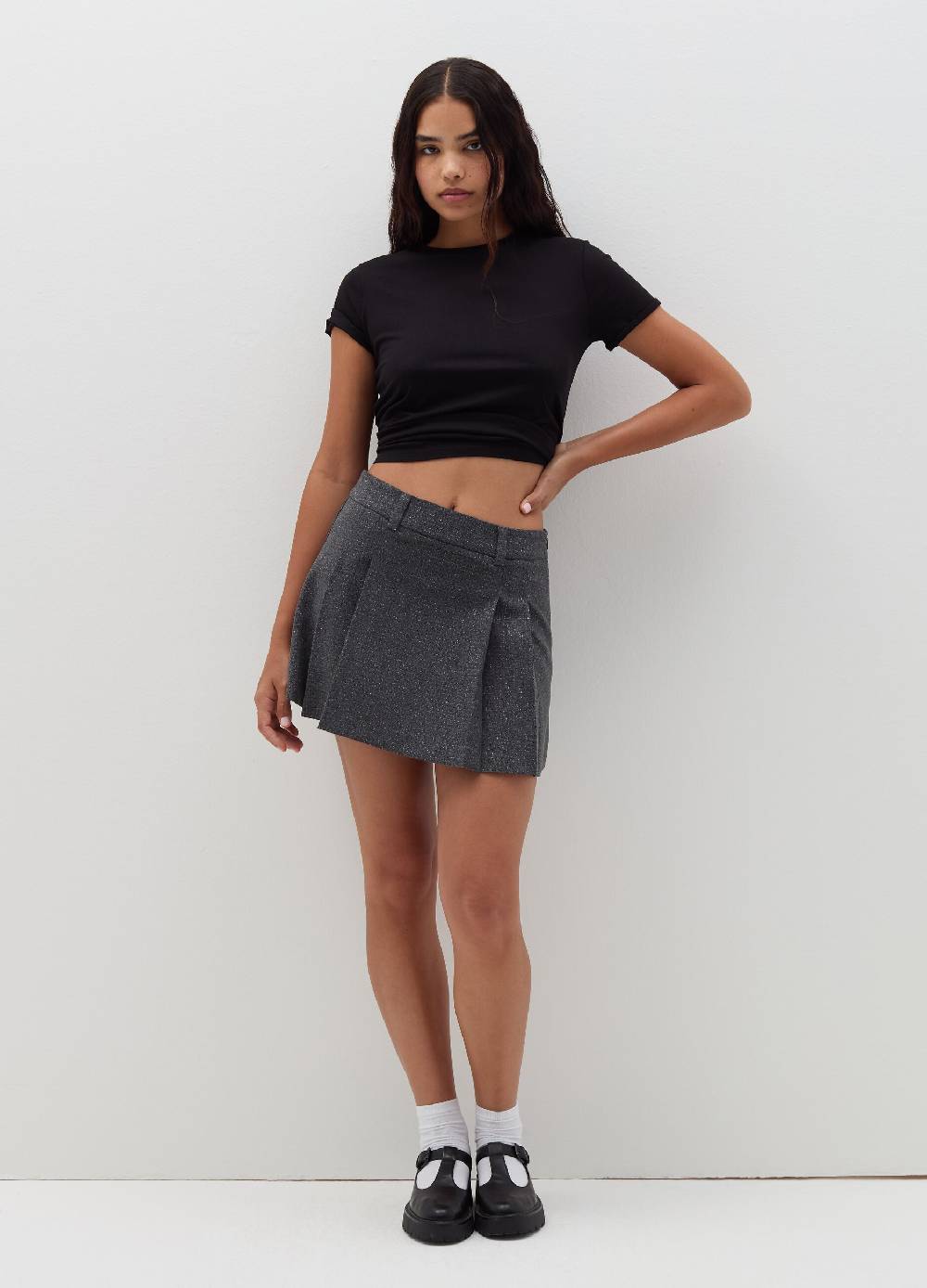 B. ANGEL T-shirt in cotone scollo rotondo