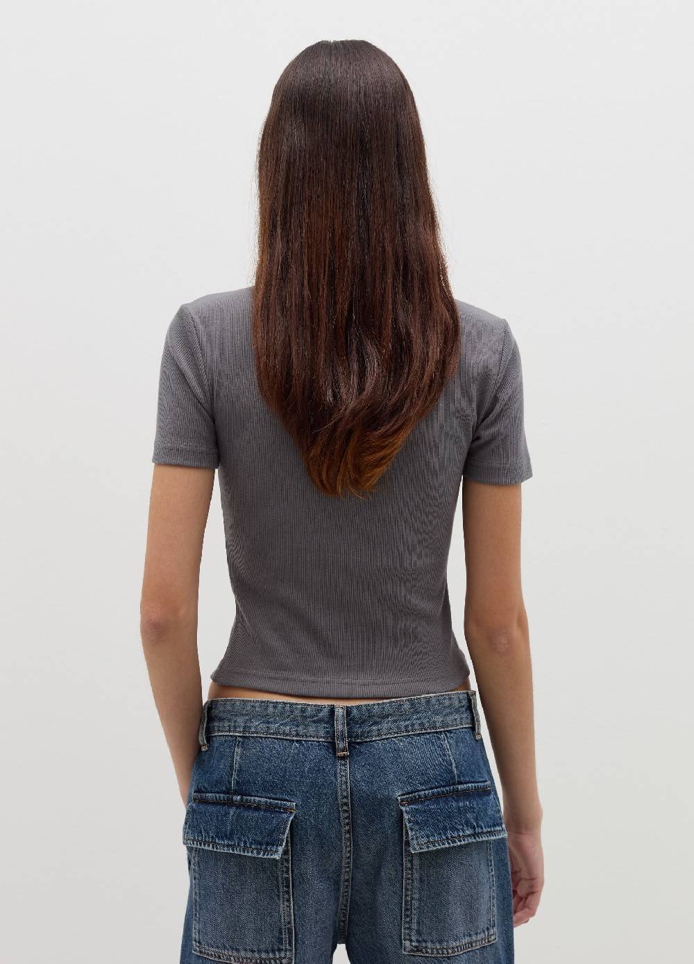 B. ANGEL T-shirt In Cotone Stretch A Costine