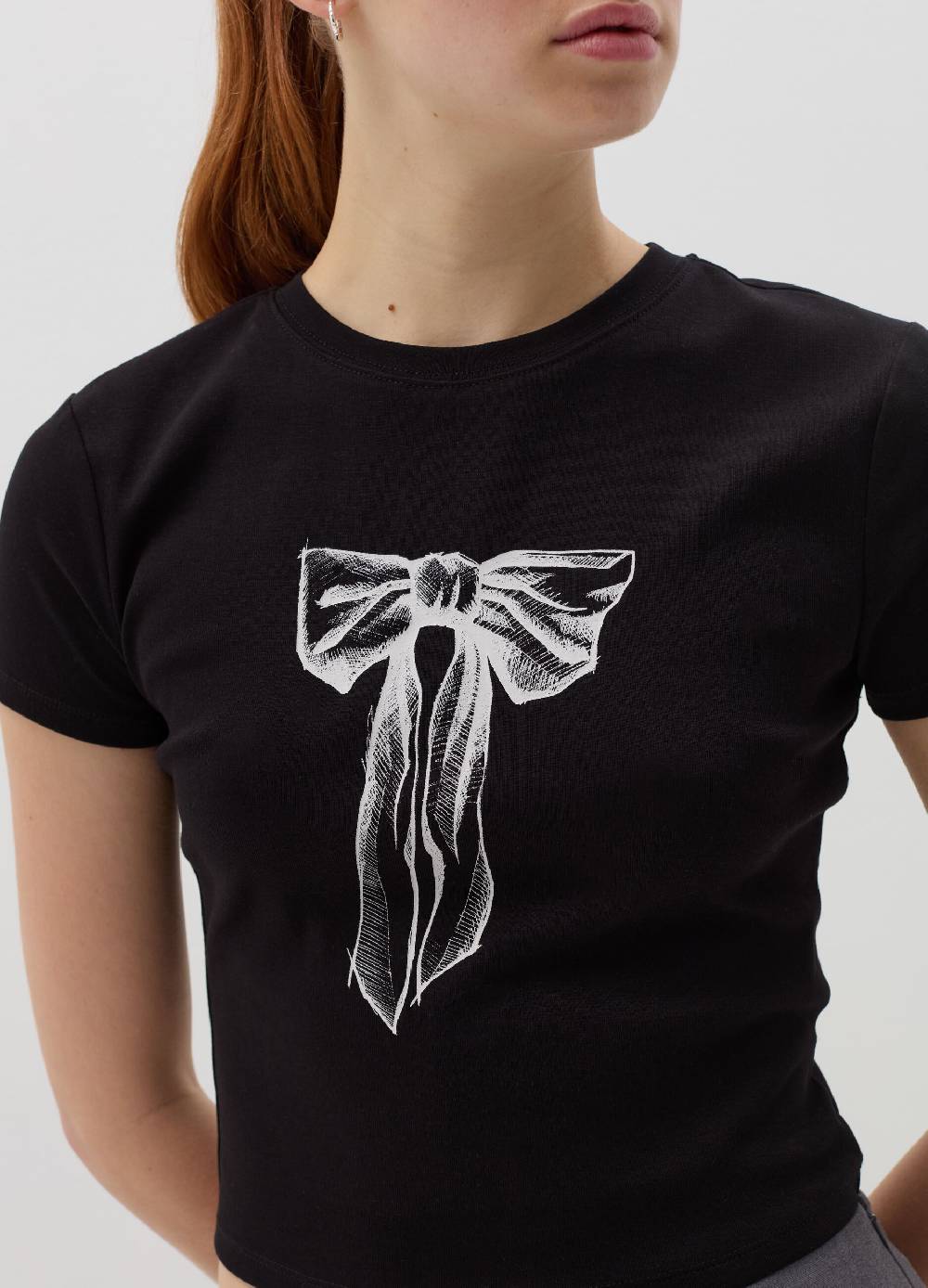 B. ANGEL T-shirt In Cotone Stretch Con Stampa
