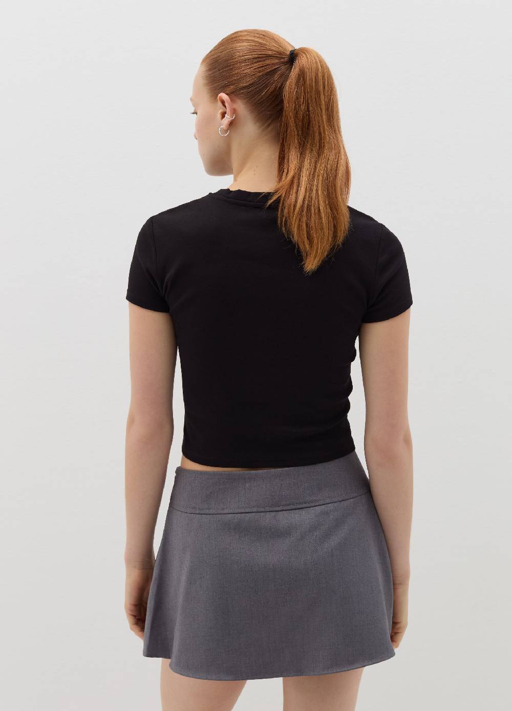 B. ANGEL T-shirt In Cotone Stretch Con Stampa