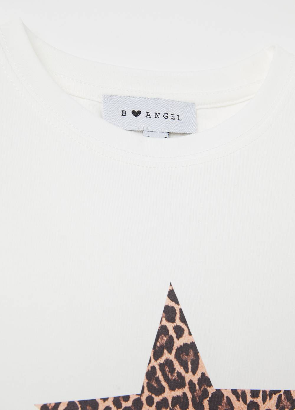 B. ANGEL T-shirt In Cotone Stretch Con Stampa