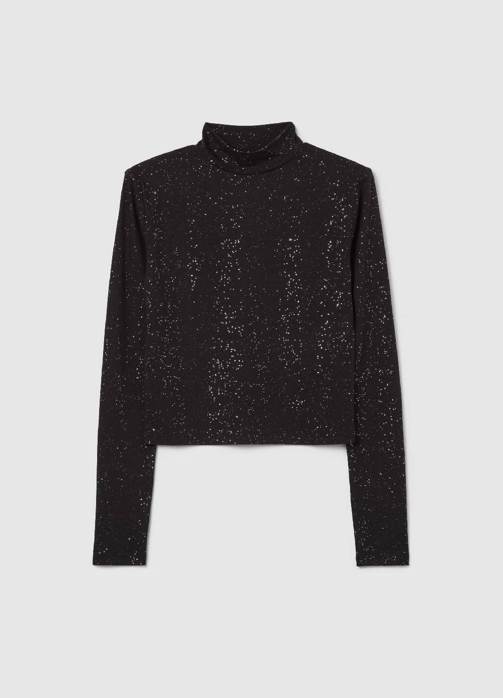 B. ANGEL T-shirt mock neck con maniche lunghe