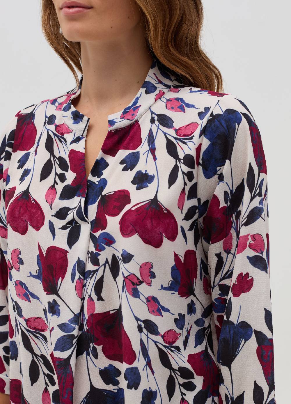 HYBRID Blusa Con Stampa Floreale E Maniche A Tre Quarti