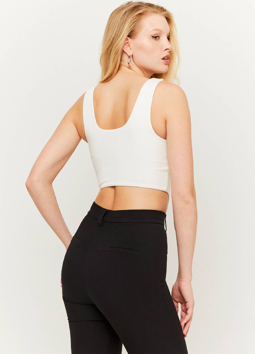 TALLY WEIJL Crop Top A Corsetto Con Lacci Incrociati