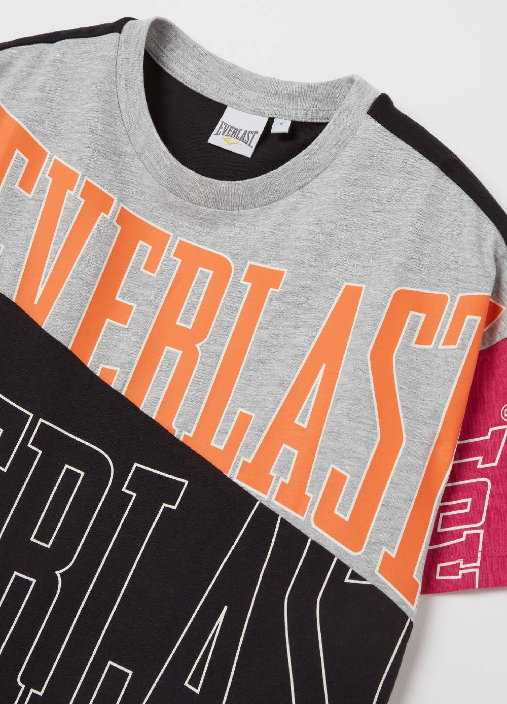 EVERLAST T-shirt Color-block Con Stampa Logo