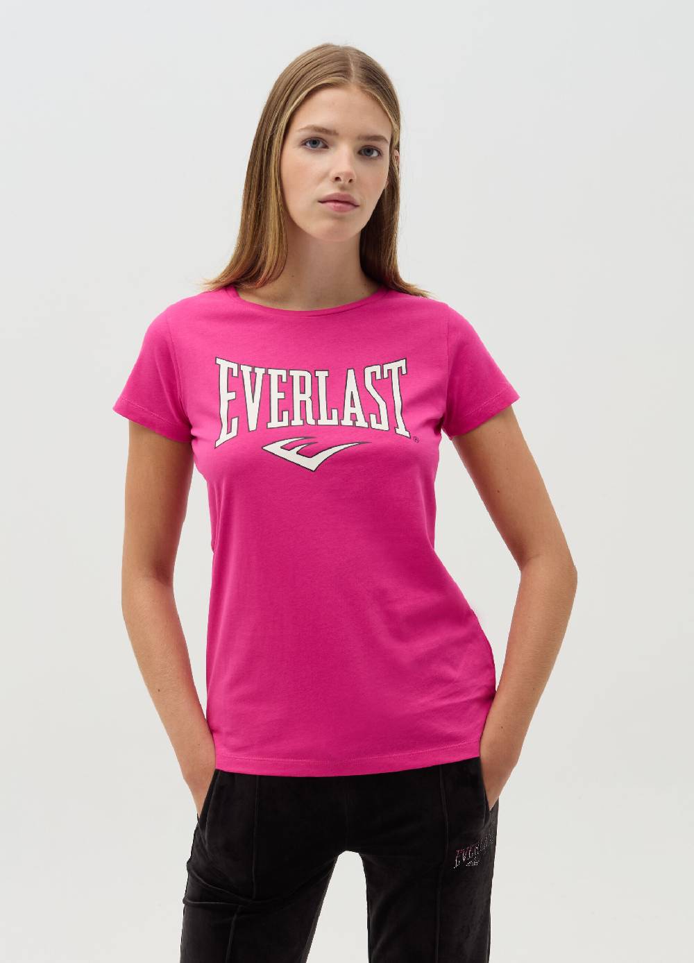 EVERLAST T-shirt in cotone con stampa logo