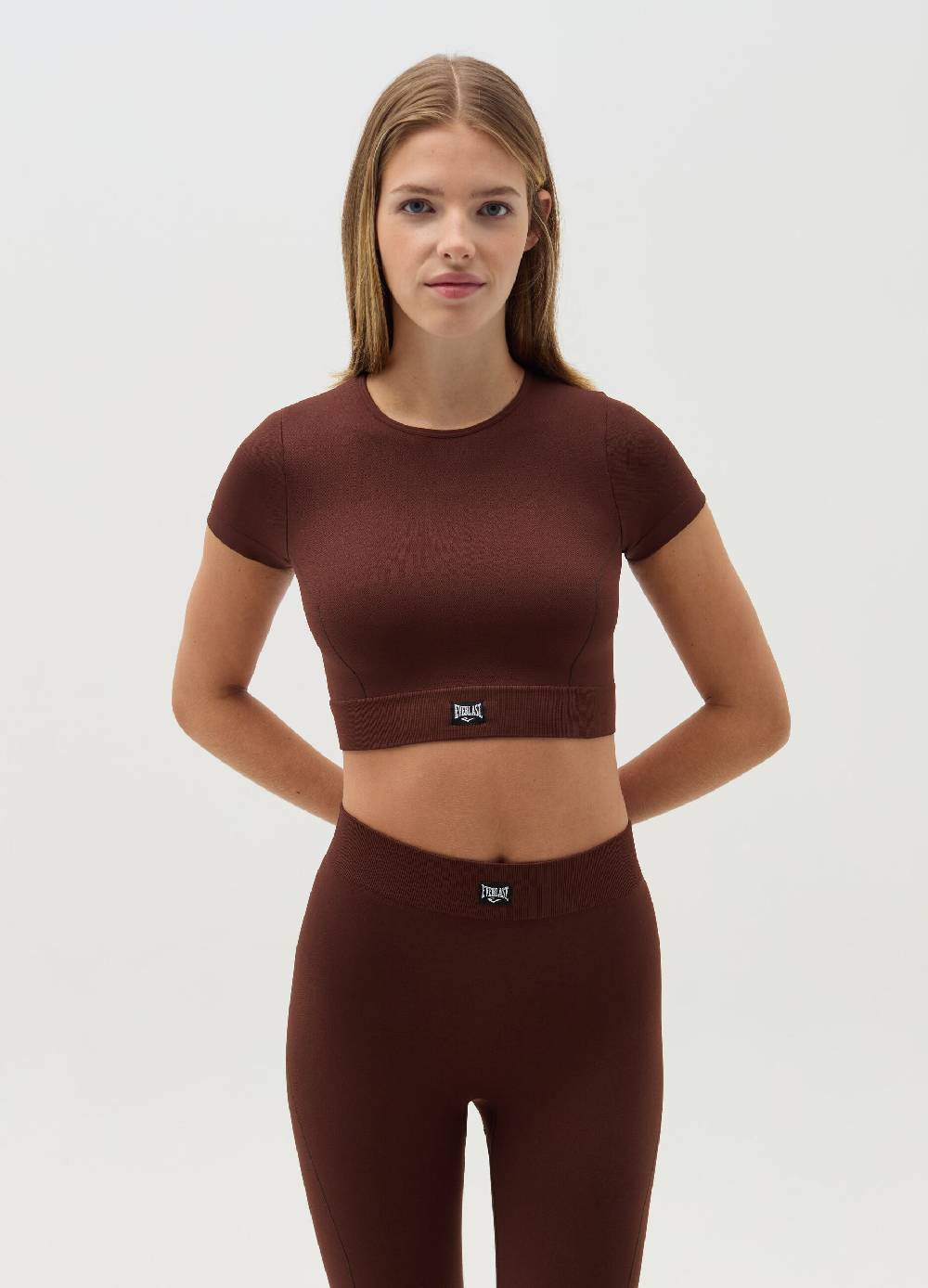 EVERLAST T-shirt stretch con cuciture in rilievo