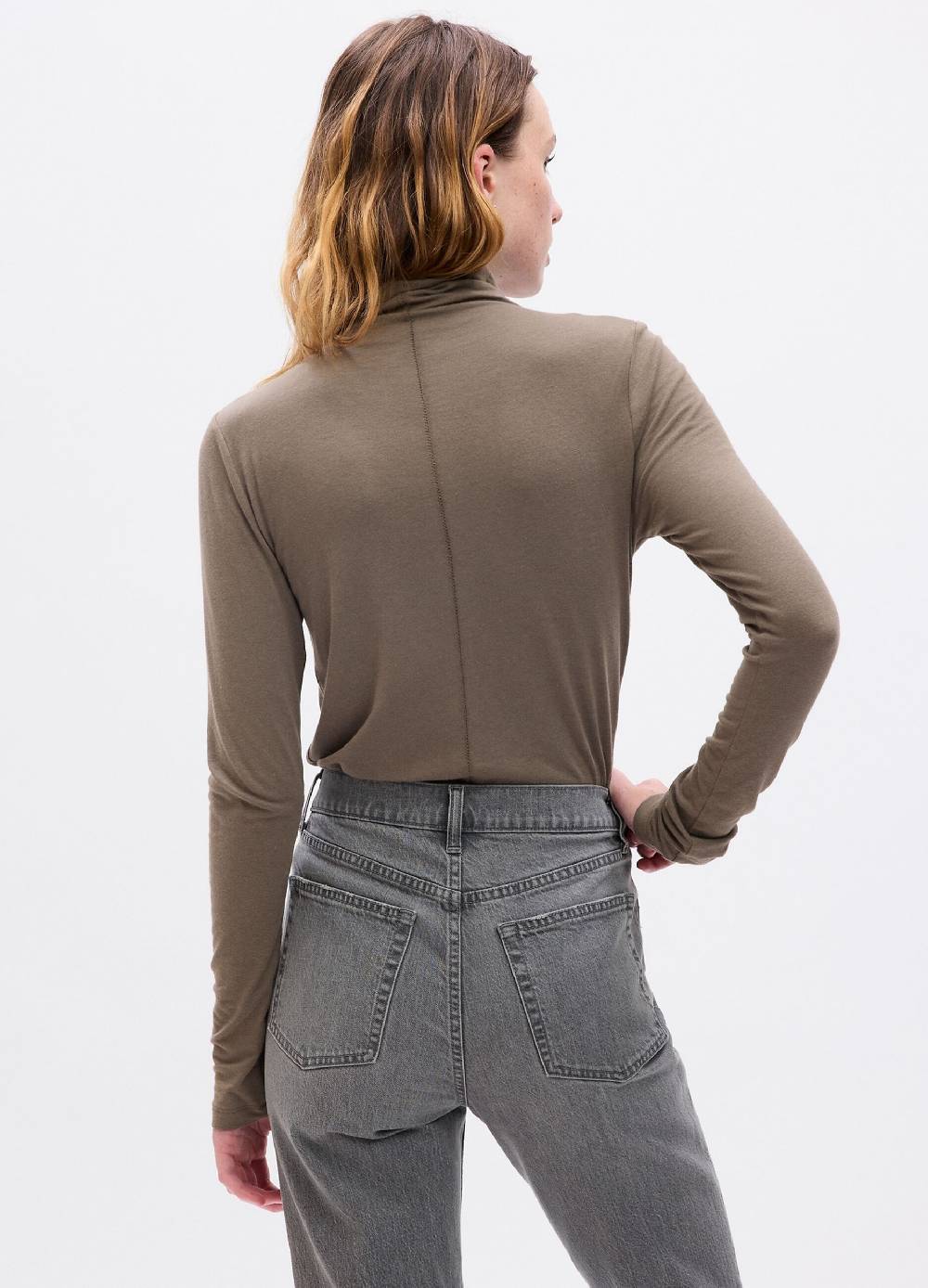 GAP T-shirt A Collo Alto Con Maniche Lunghe