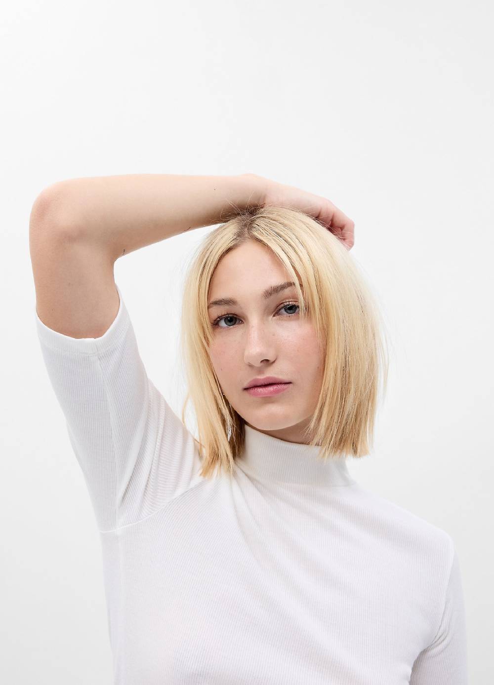 GAP T-shirt A Costine Sottili Maniche Al Gomito