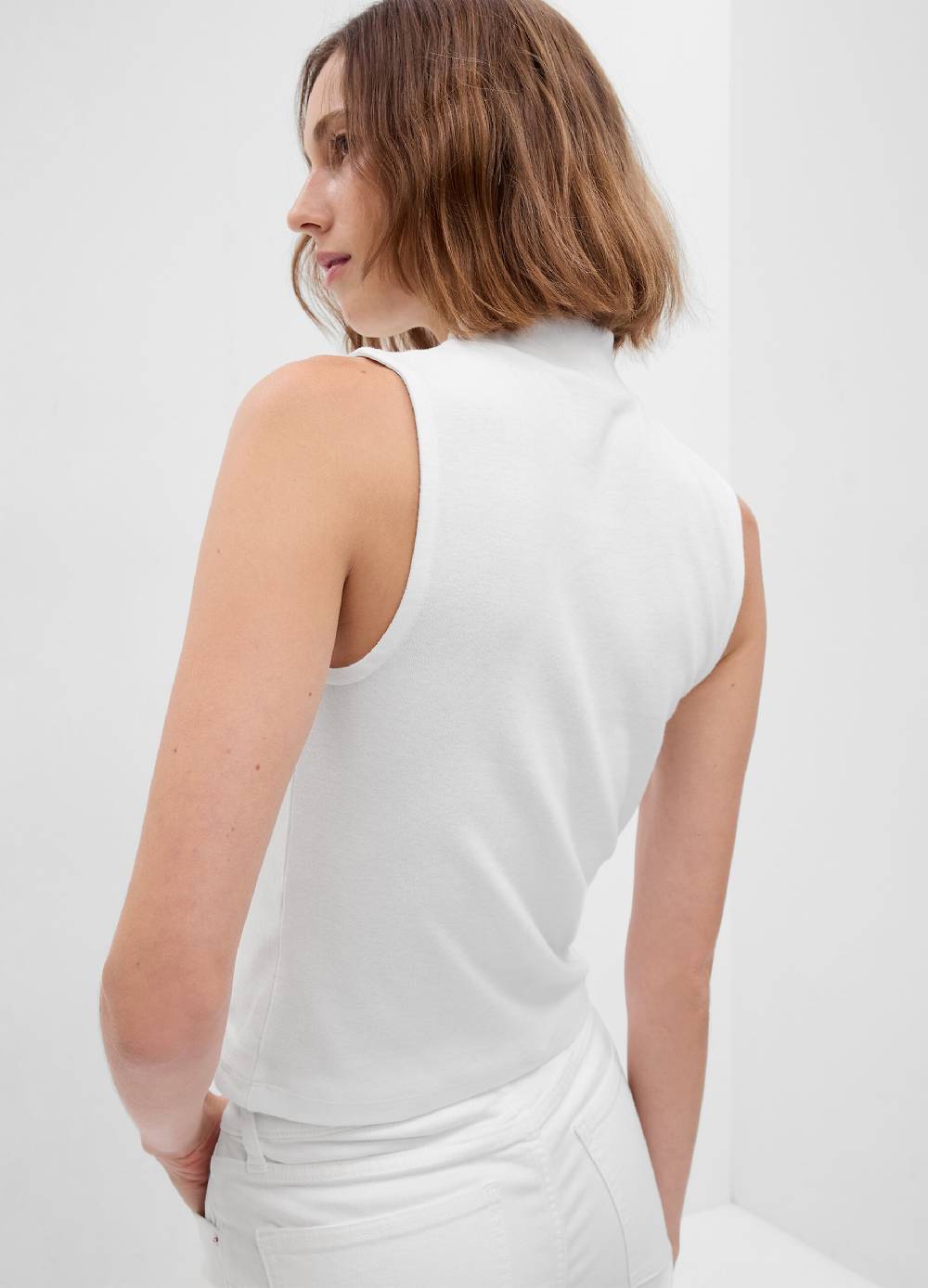GAP Tank Top Mock Neck