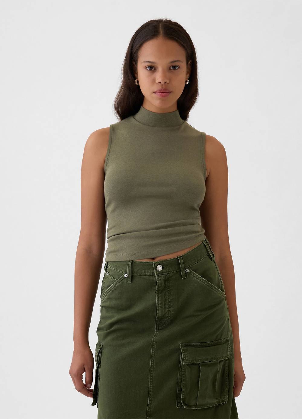 GAP Top Smanicato Mock Neck