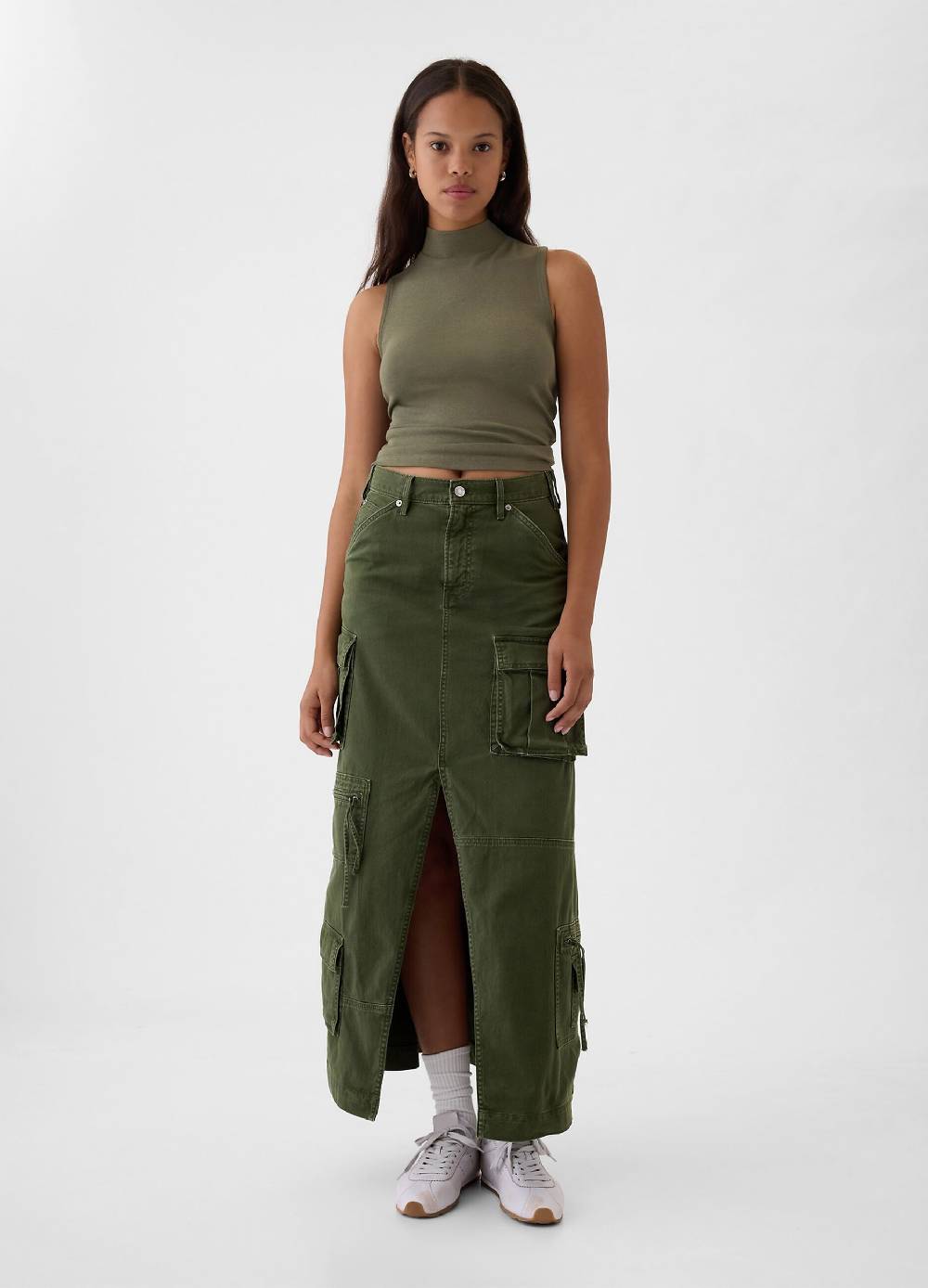 GAP Top smanicato mock neck