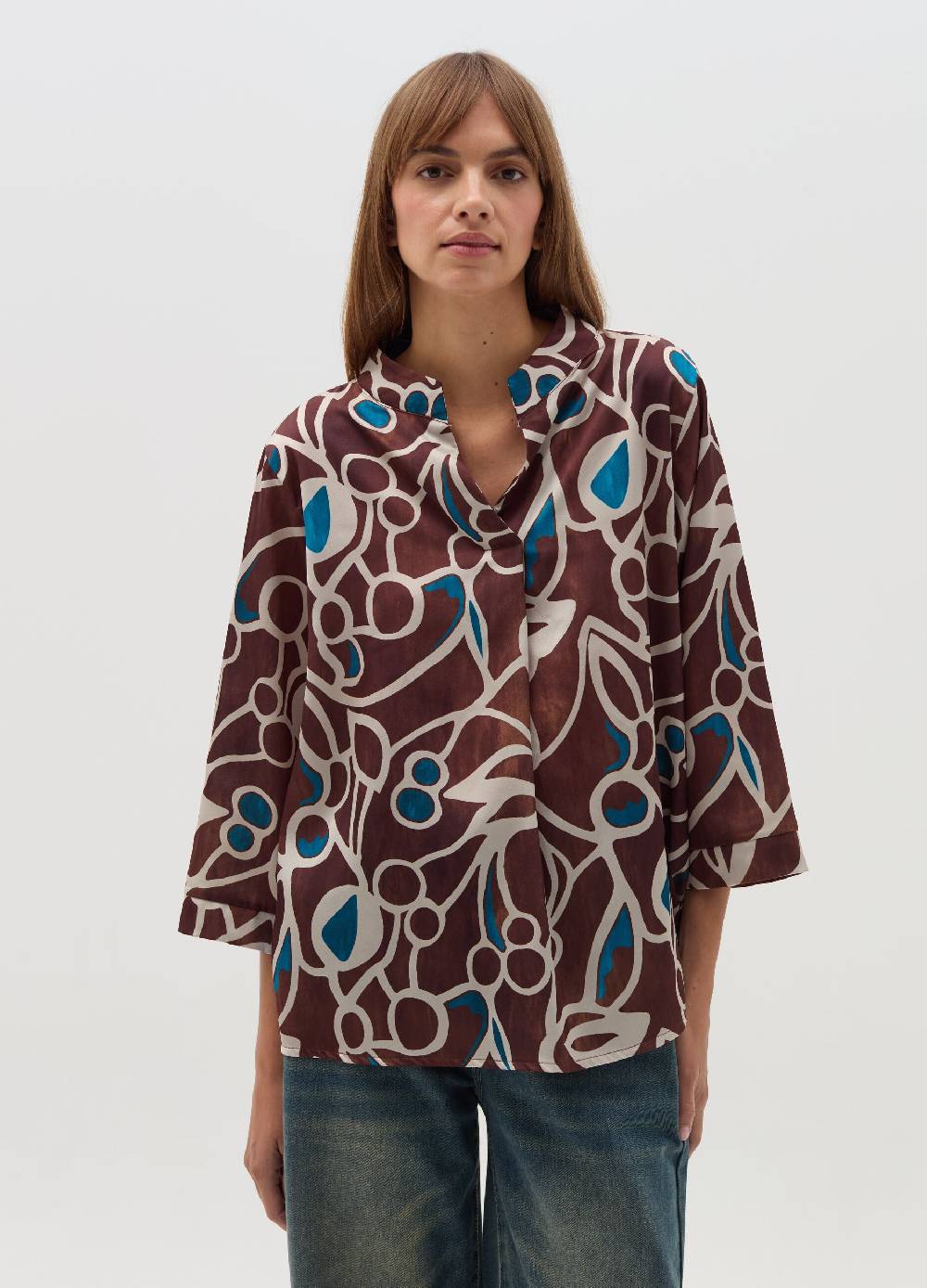 HYBRID Blusa Con Stampa Fantasia