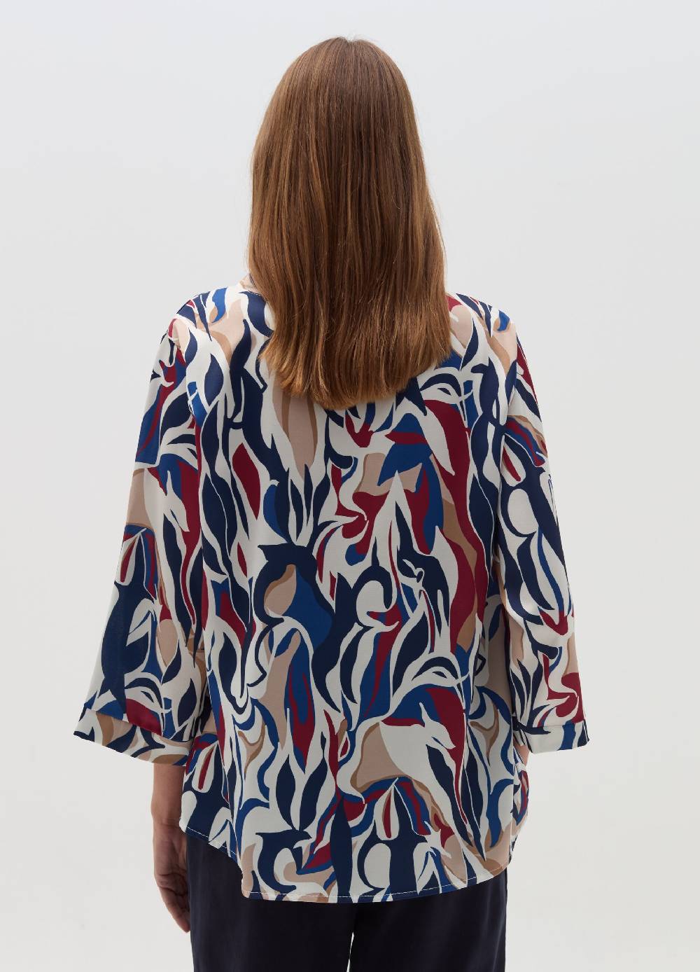 HYBRID Blusa Multicolore Con Scollo A V