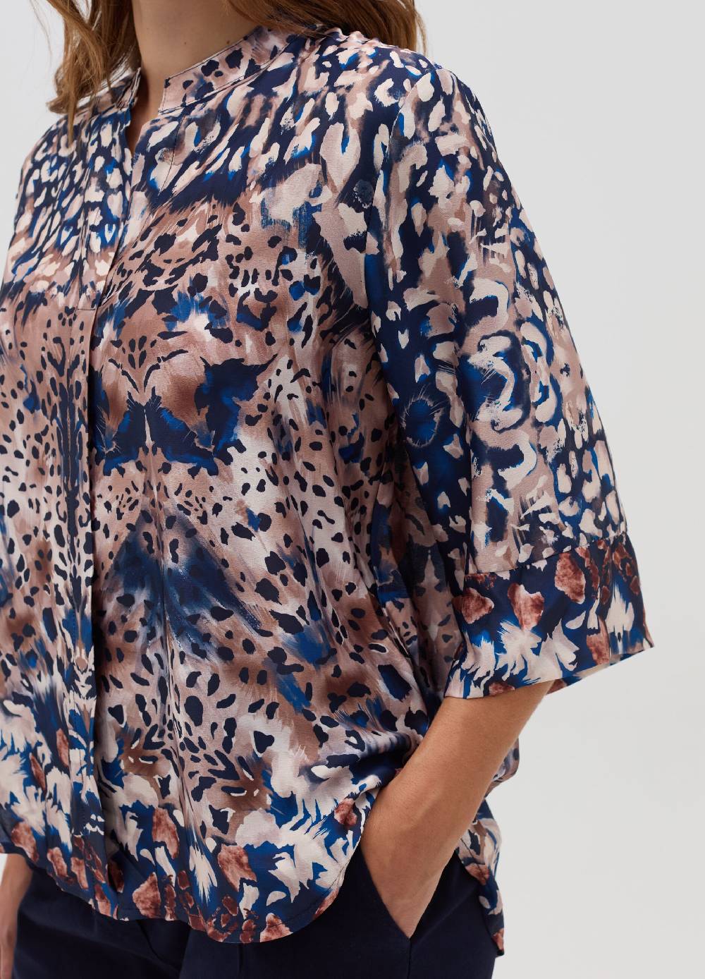 HYBRID Blusa Stampata Con Maniche A Tre Quarti