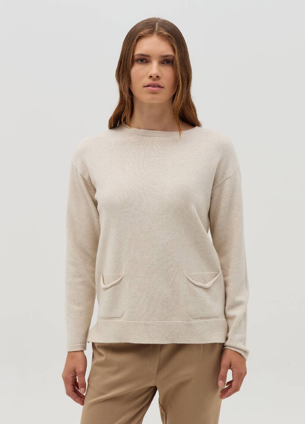 HYBRID Maglia a maniche lunghe con tasche