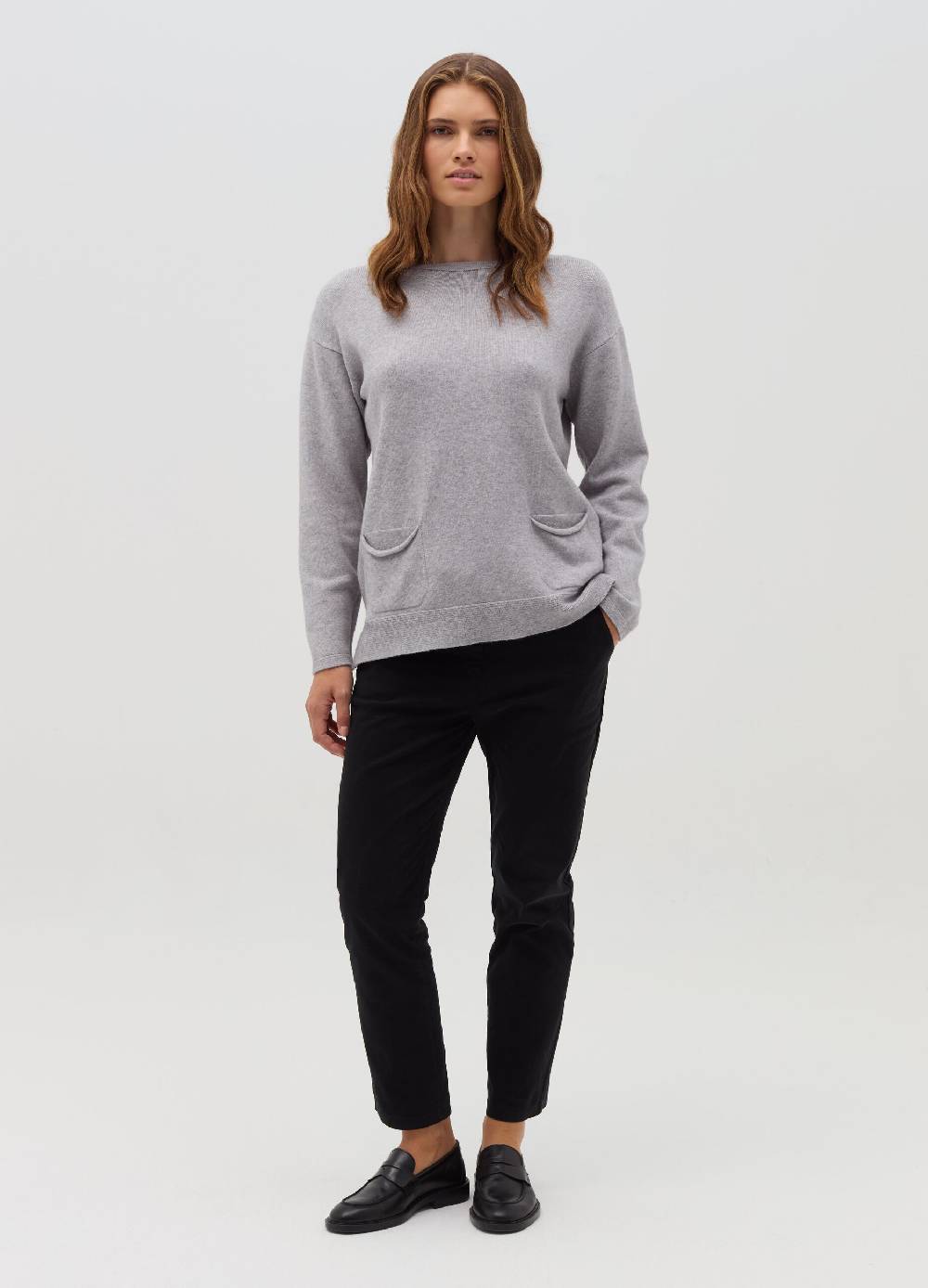 HYBRID Maglia a maniche lunghe con tasche