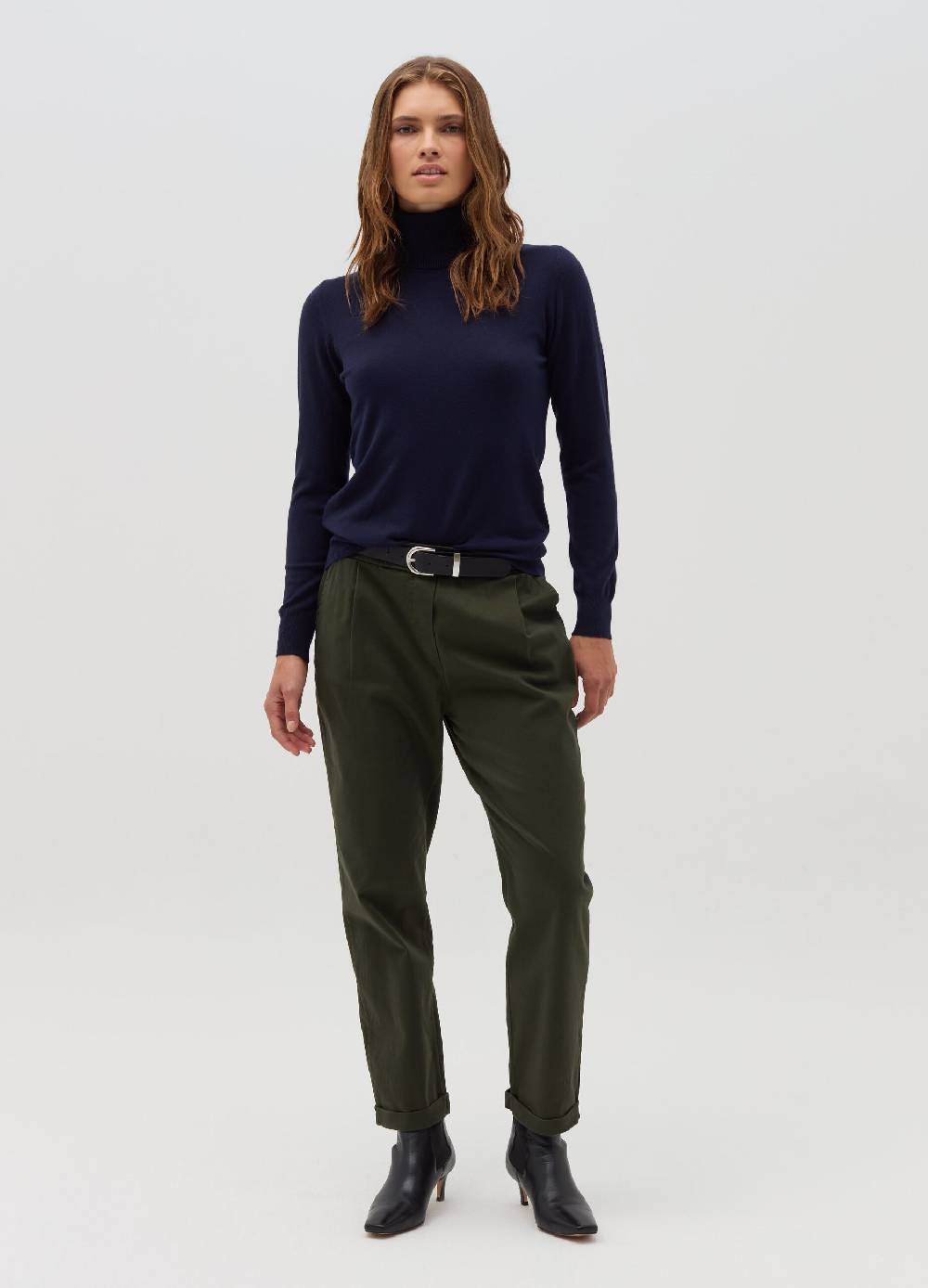 HYBRID Pullover A Collo Alto