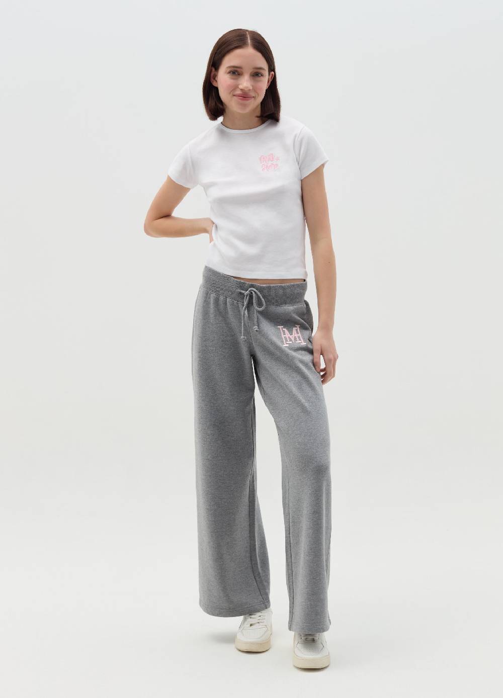 MILK+HERO T-shirt girocollo con ricamo