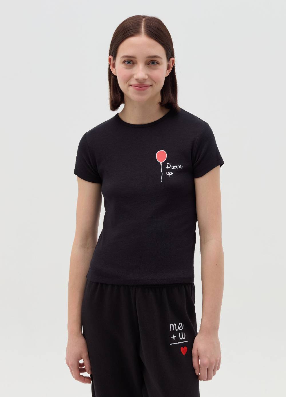 MILK+HERO T-shirt Girocollo Con Stampa