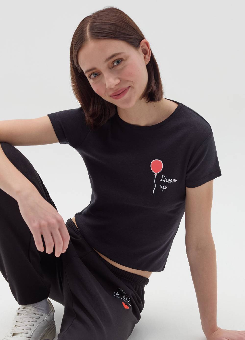 MILK+HERO T-shirt Girocollo Con Stampa