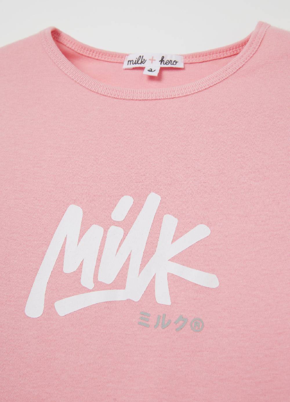MILK+HERO T-shirt Girocollo Con Stampa