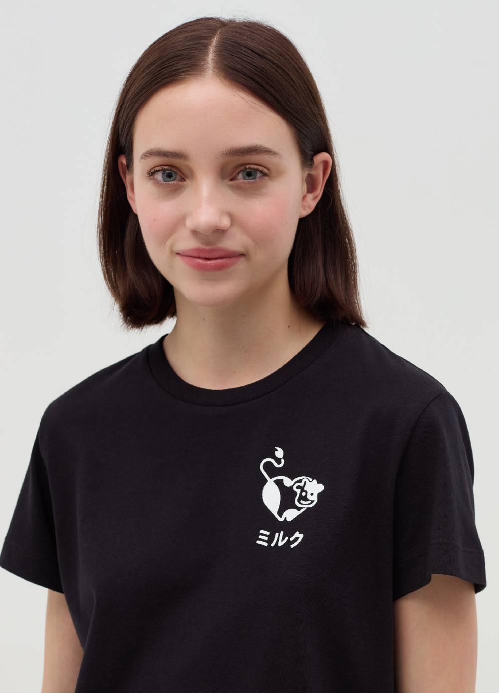 MILK+HERO T-shirt Girocollo In Cotone