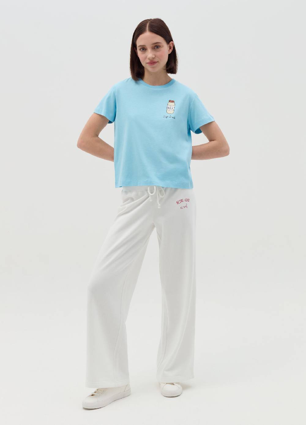 MILK+HERO T-shirt girocollo in cotone