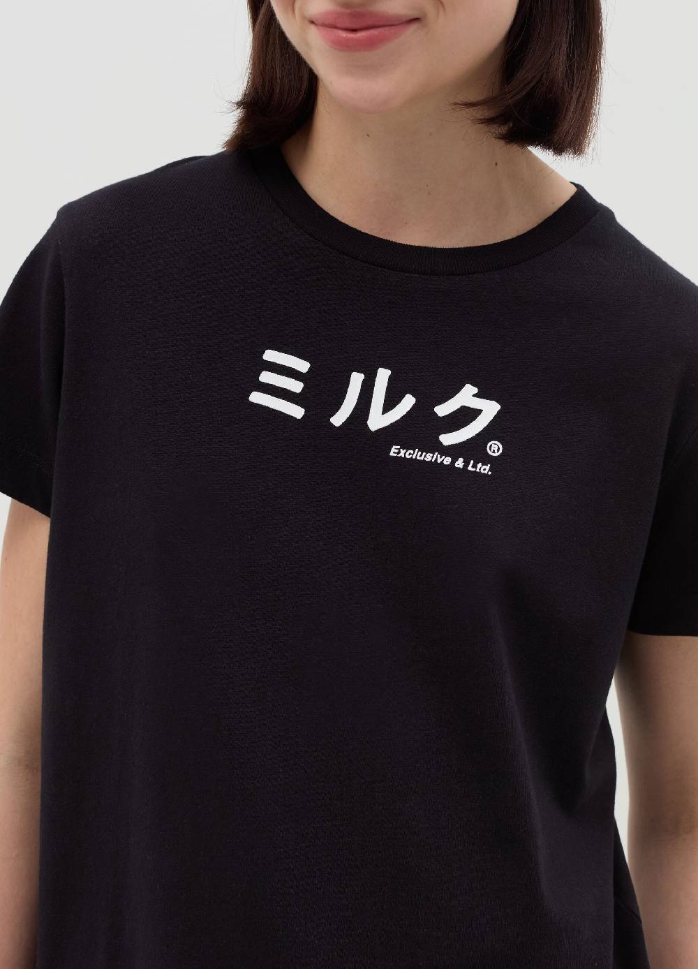 MILK+HERO T-shirt Girocollo In Cotone