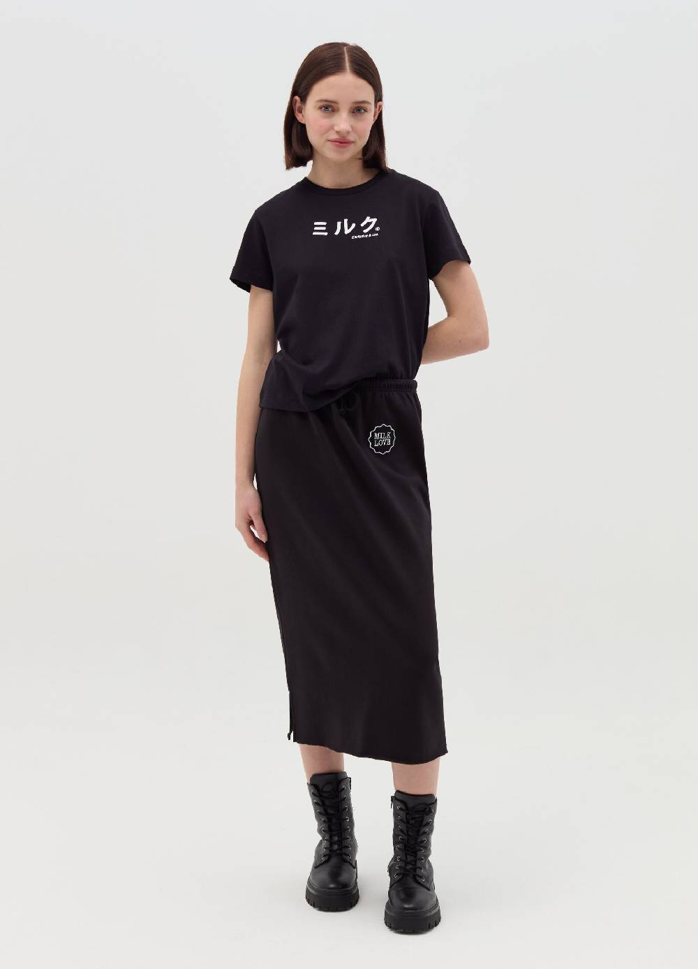 MILK+HERO T-shirt girocollo in cotone