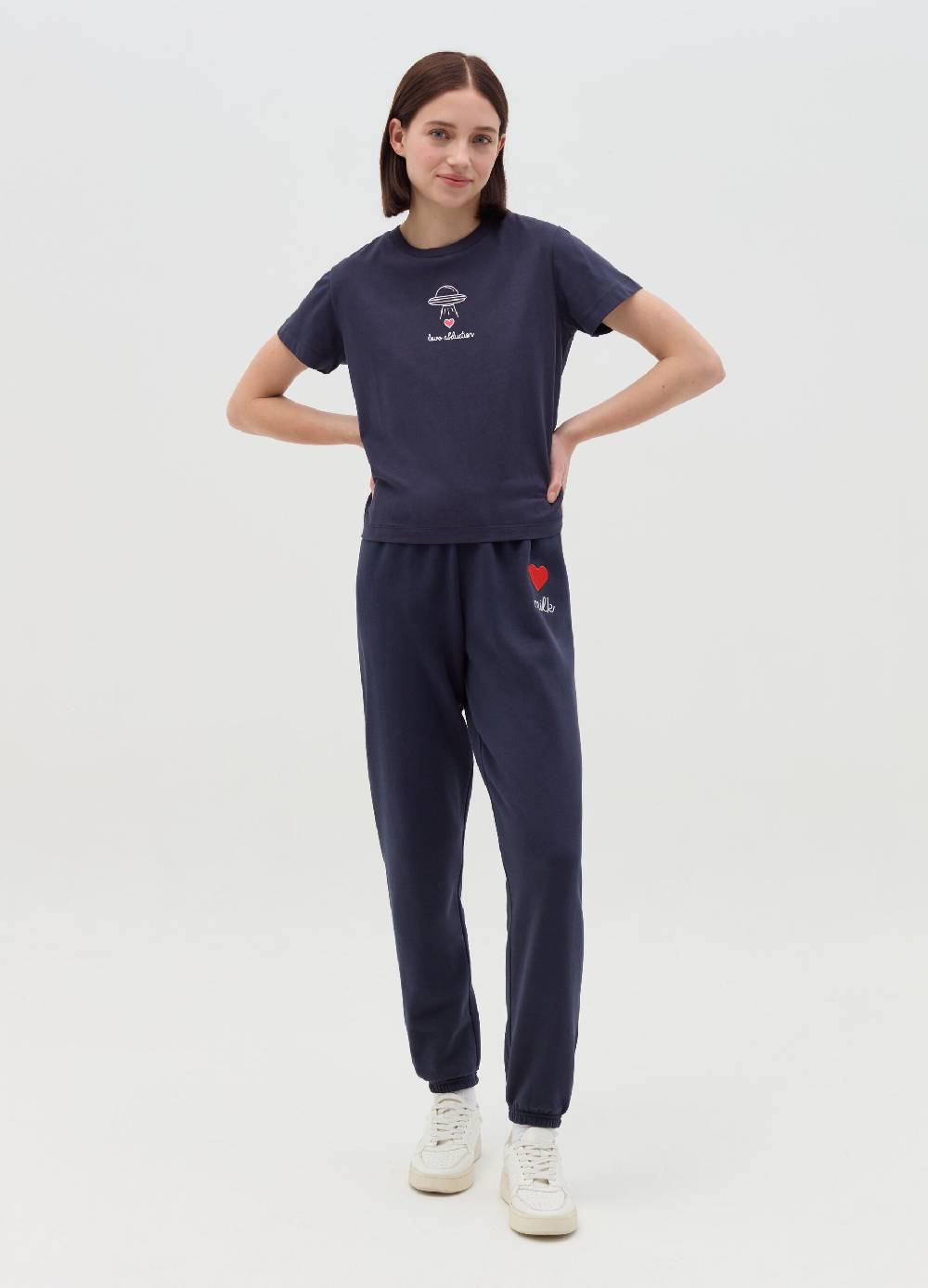 MILK+HERO T-shirt girocollo in cotone