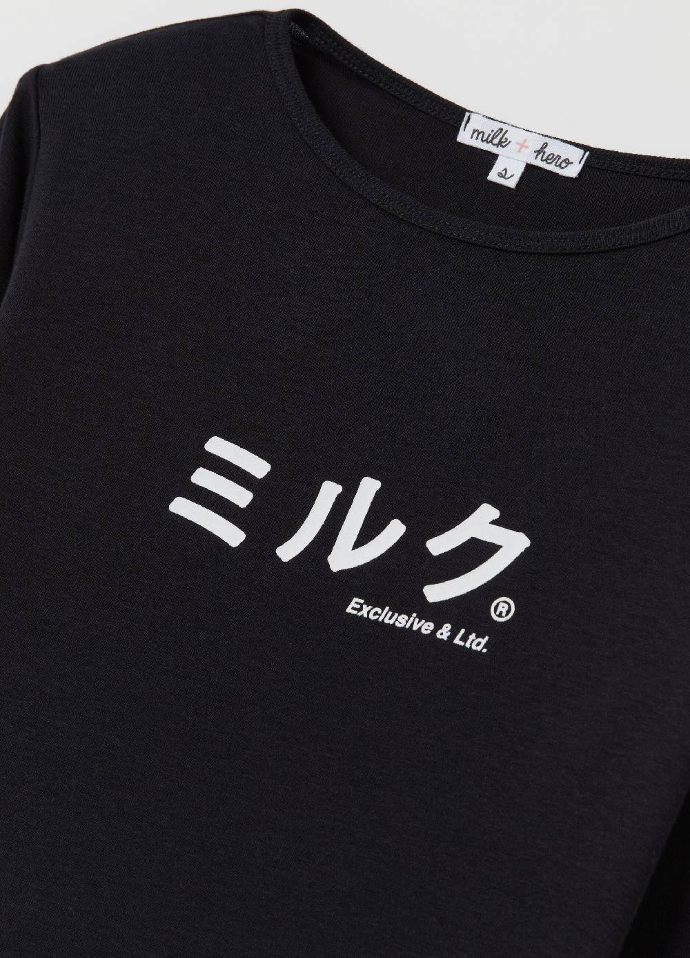 MILK+HERO T-shirt In Cotone Con Maniche Lunghe