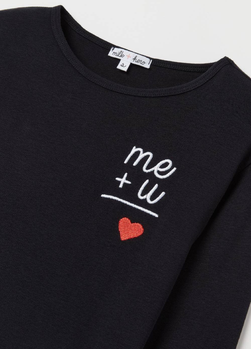 MILK+HERO T-shirt In Cotone Con Maniche Lunghe