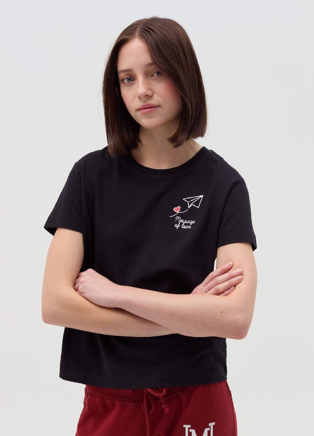 MILK+HERO T-shirt in cotone con stampa