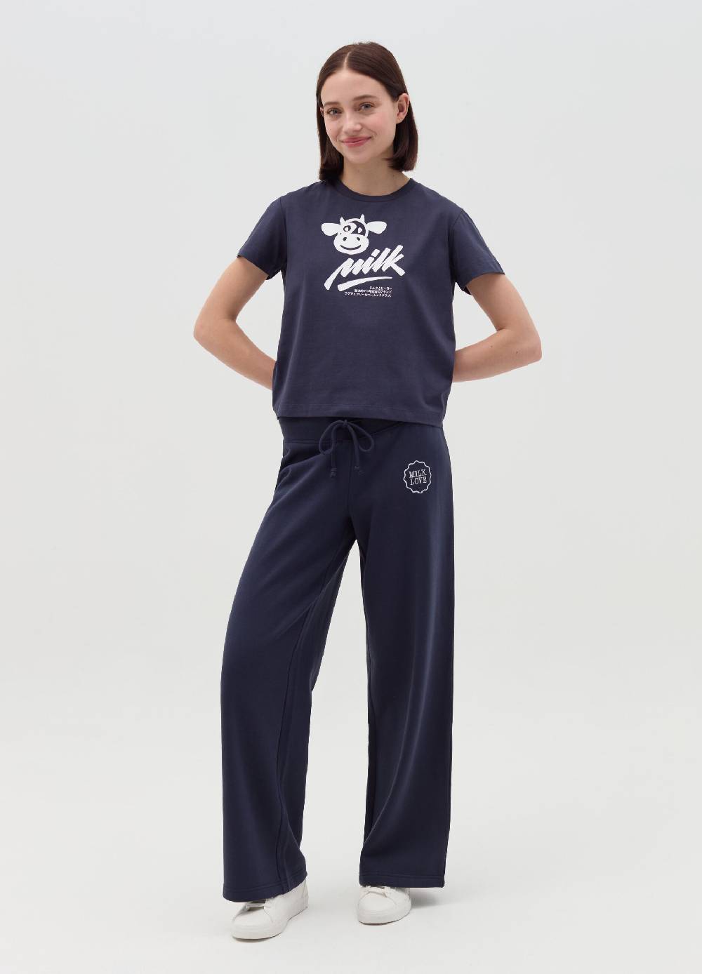 MILK+HERO T-shirt In Cotone Con Stampa