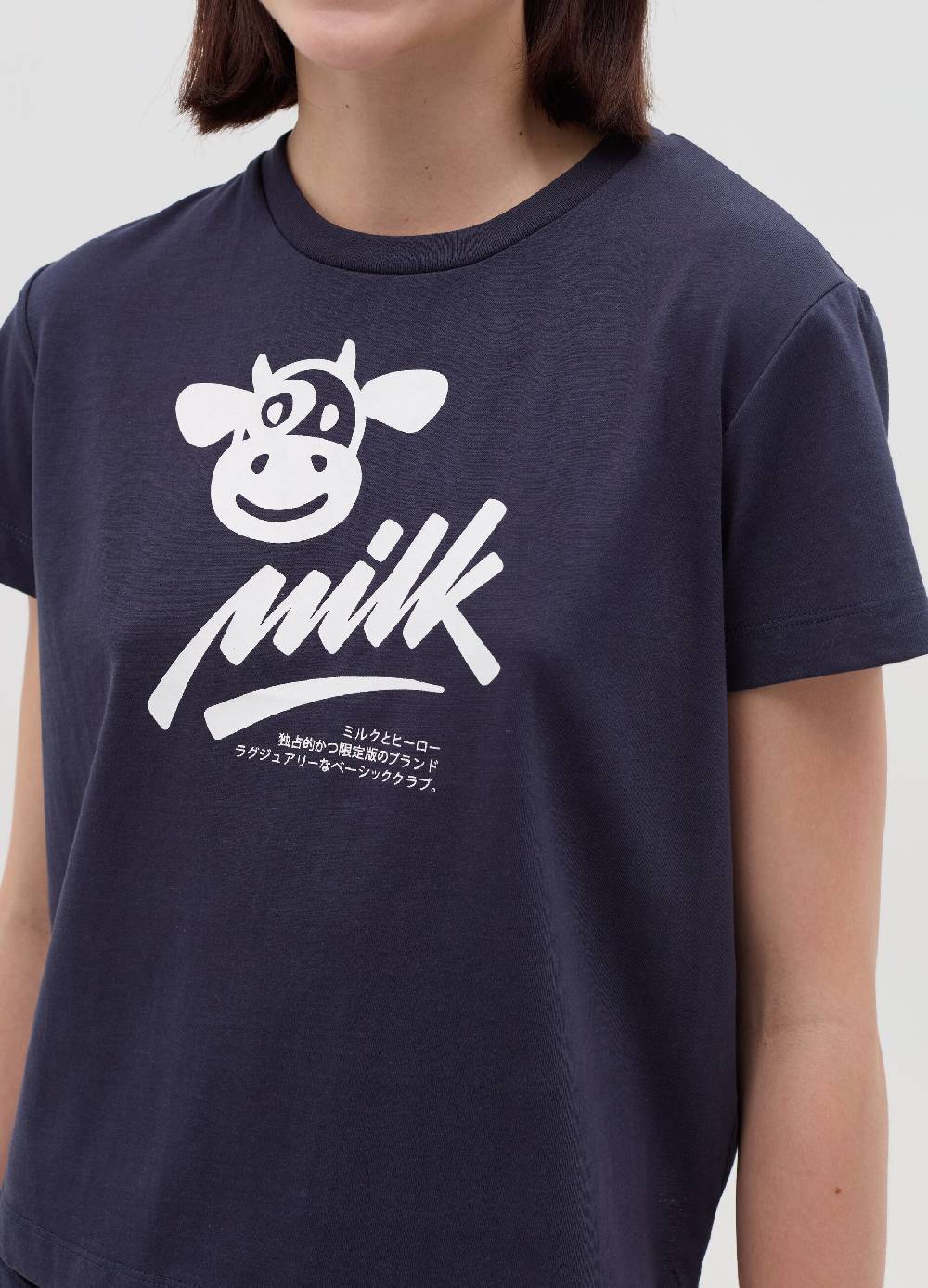 MILK+HERO T-shirt In Cotone Con Stampa