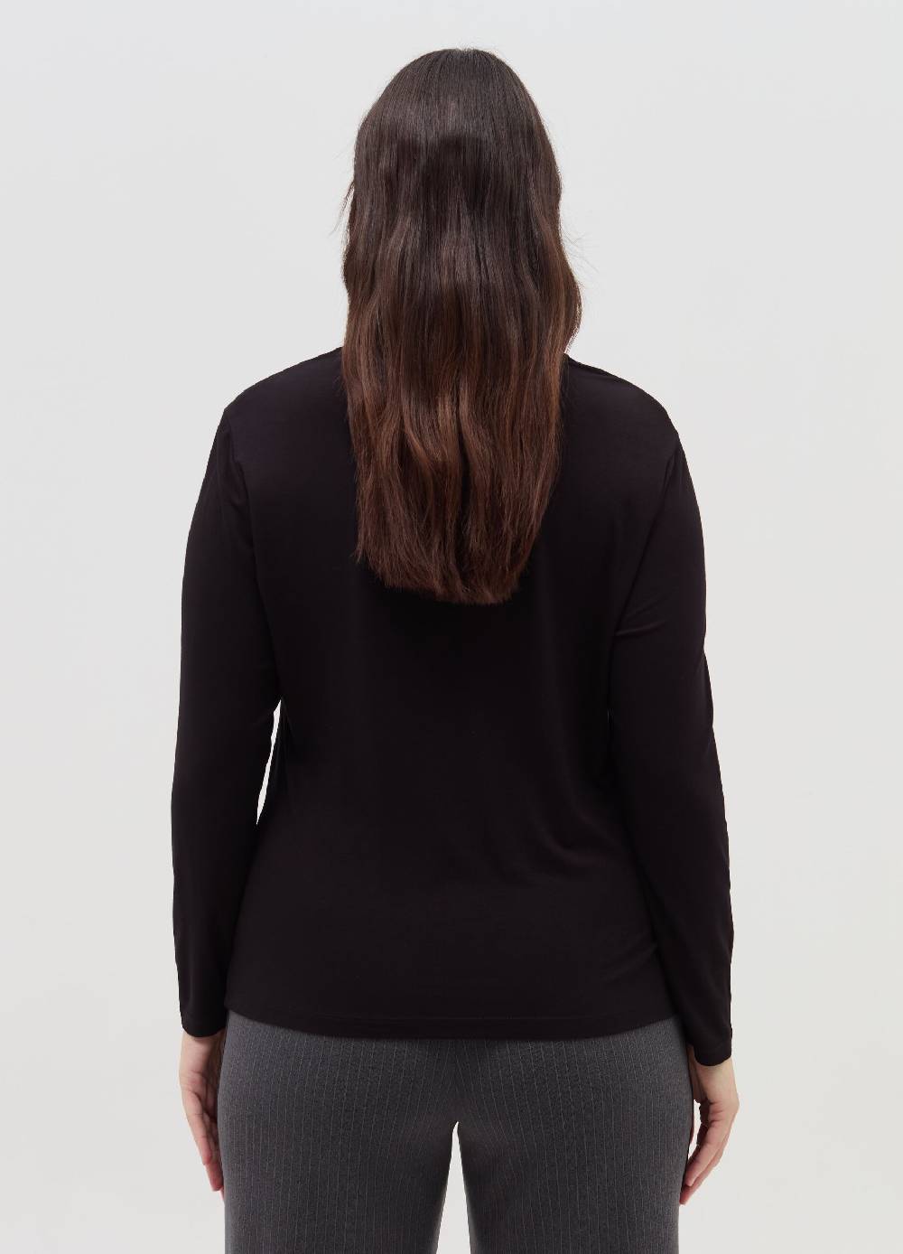 MYA T-shirt A Maniche Lunghe Curvy