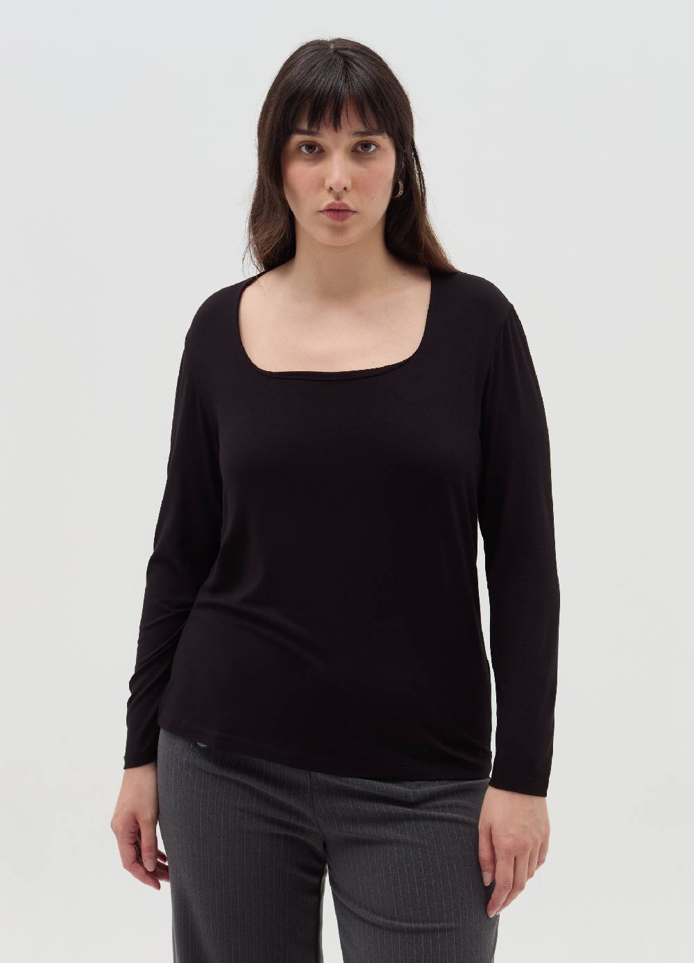 MYA T-shirt a maniche lunghe Curvy