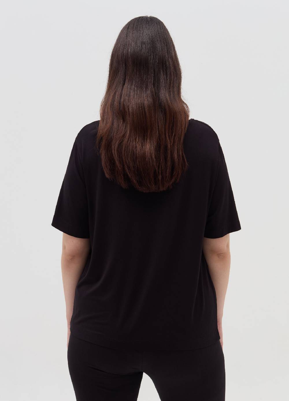 MYA T-shirt Con Scollo A V Curvy