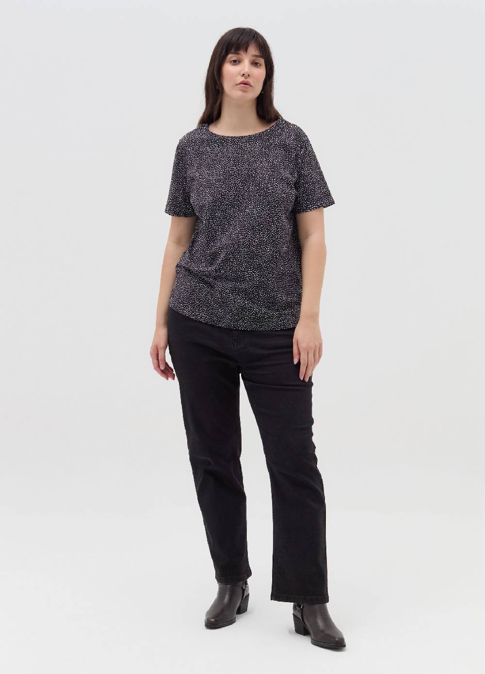 MYA T-shirt con stampa all-over Curvy