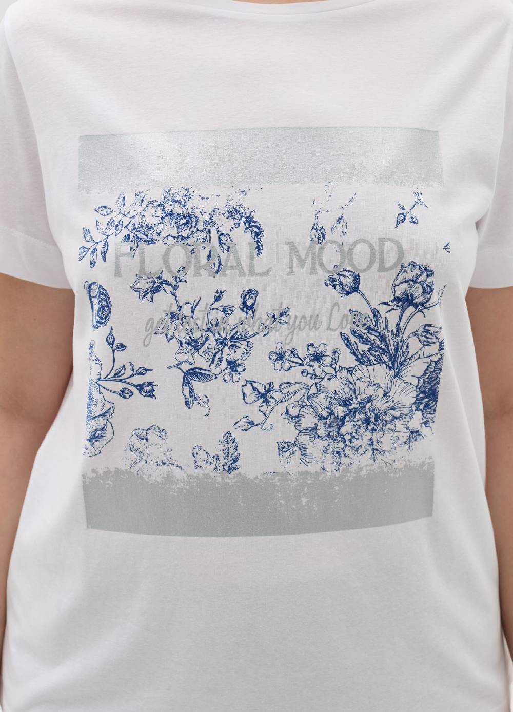 MYA T-shirt Con Stampa In Foil Curvy