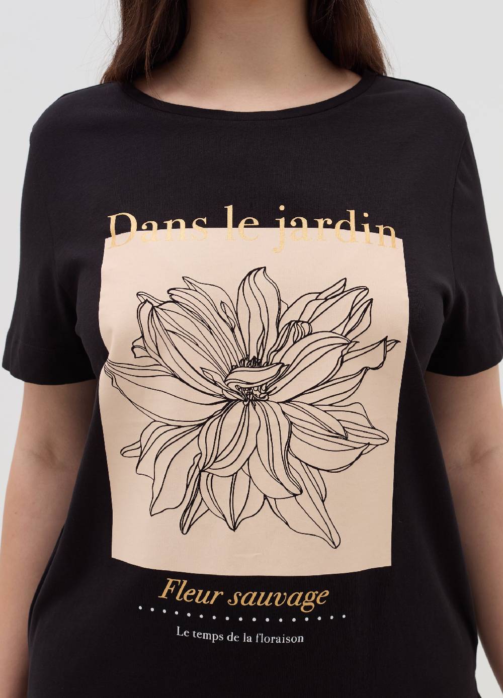 MYA T-shirt In Cotone Con Stampa Curvy