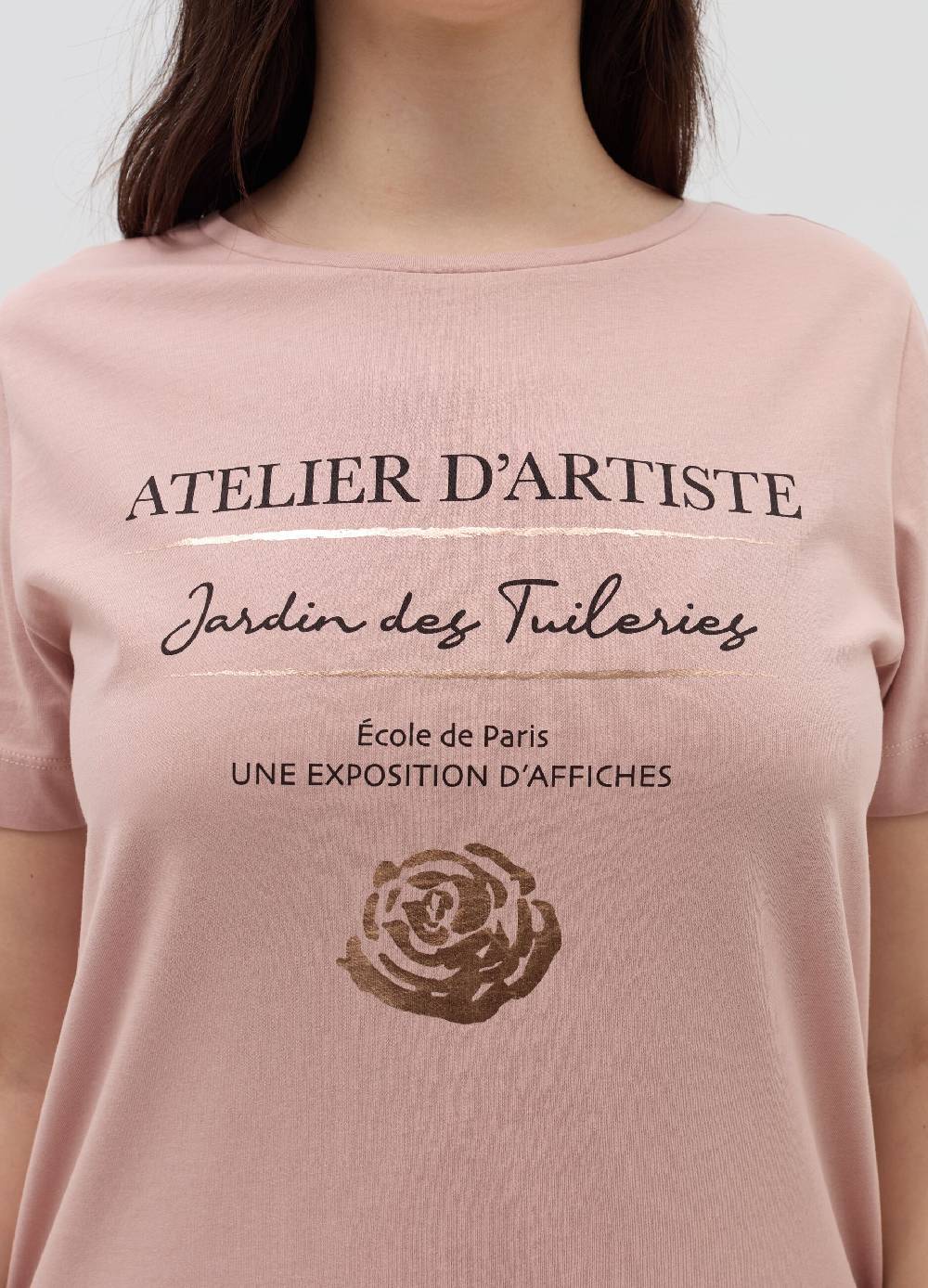 MYA T-shirt In Cotone Con Stampa Curvy