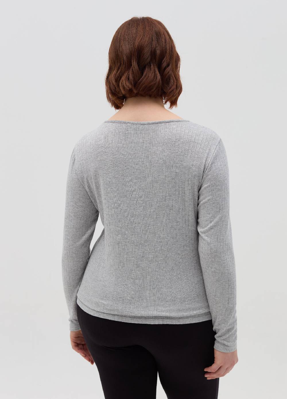 MYA T-shirt In Lurex A Coste Piatte Curvy